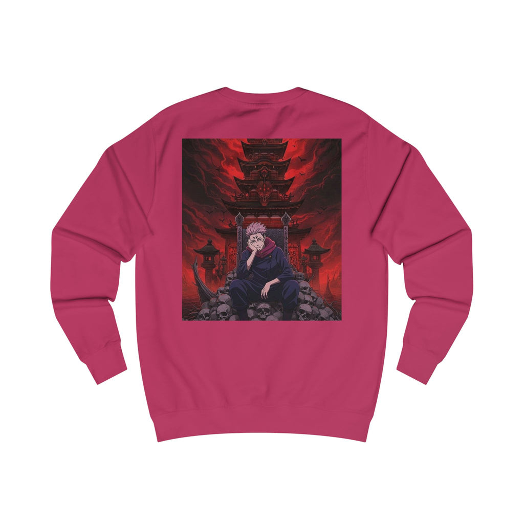 Anime Villain Sweatshirt — Dark Red Demon Art Pullover