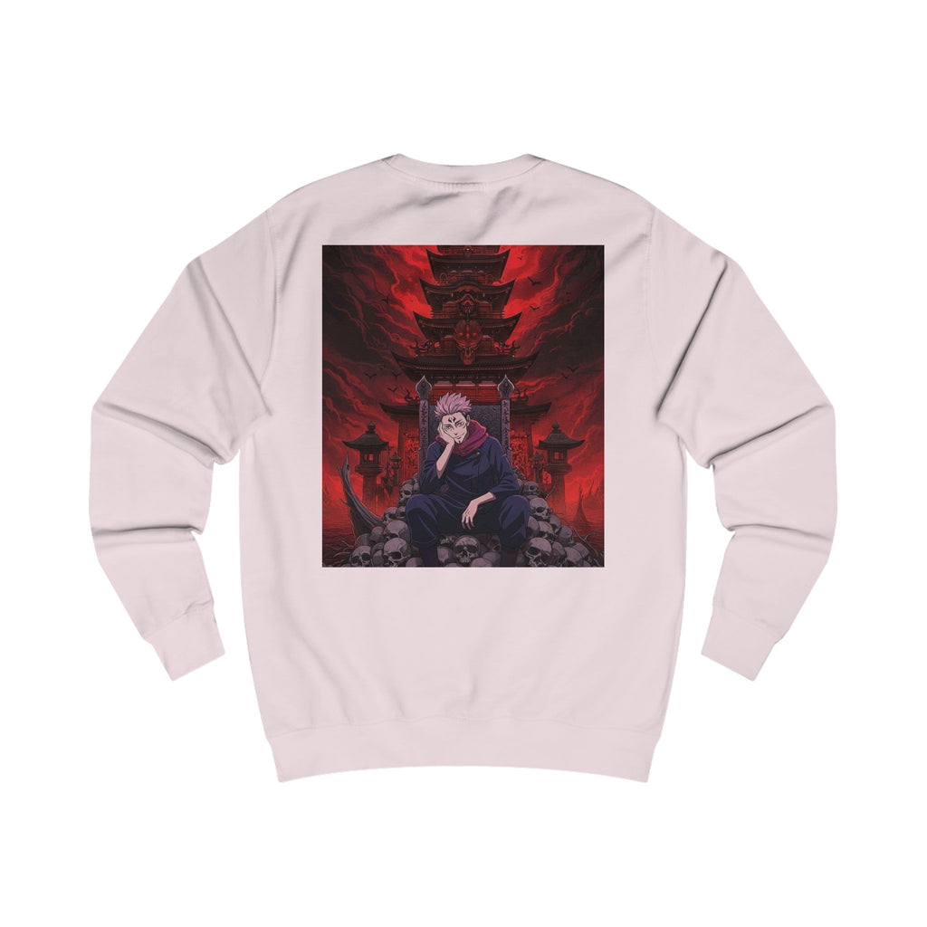 Anime Villain Sweatshirt — Dark Red Demon Art Pullover