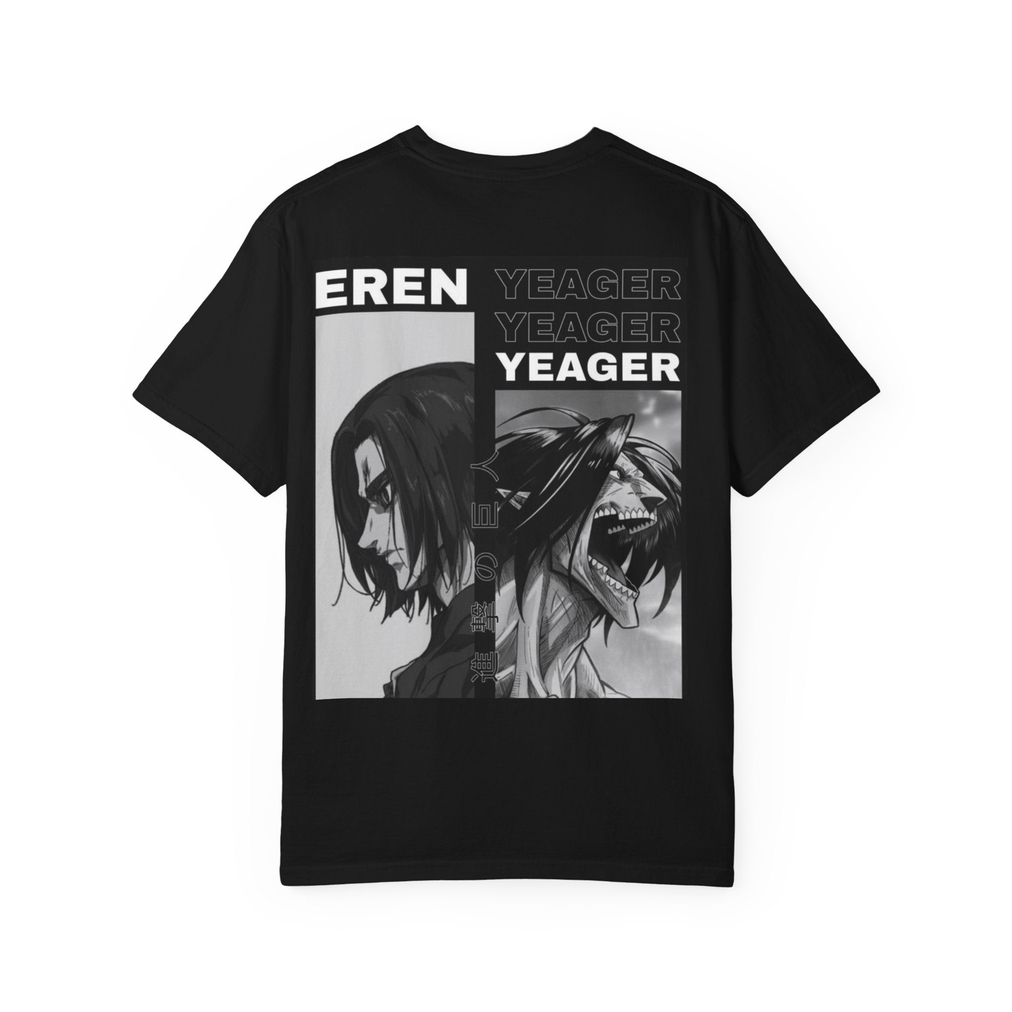 Attack on Titan Eren & Mikasa Portrait T-Shirt – Anime Manga Graphic Tee