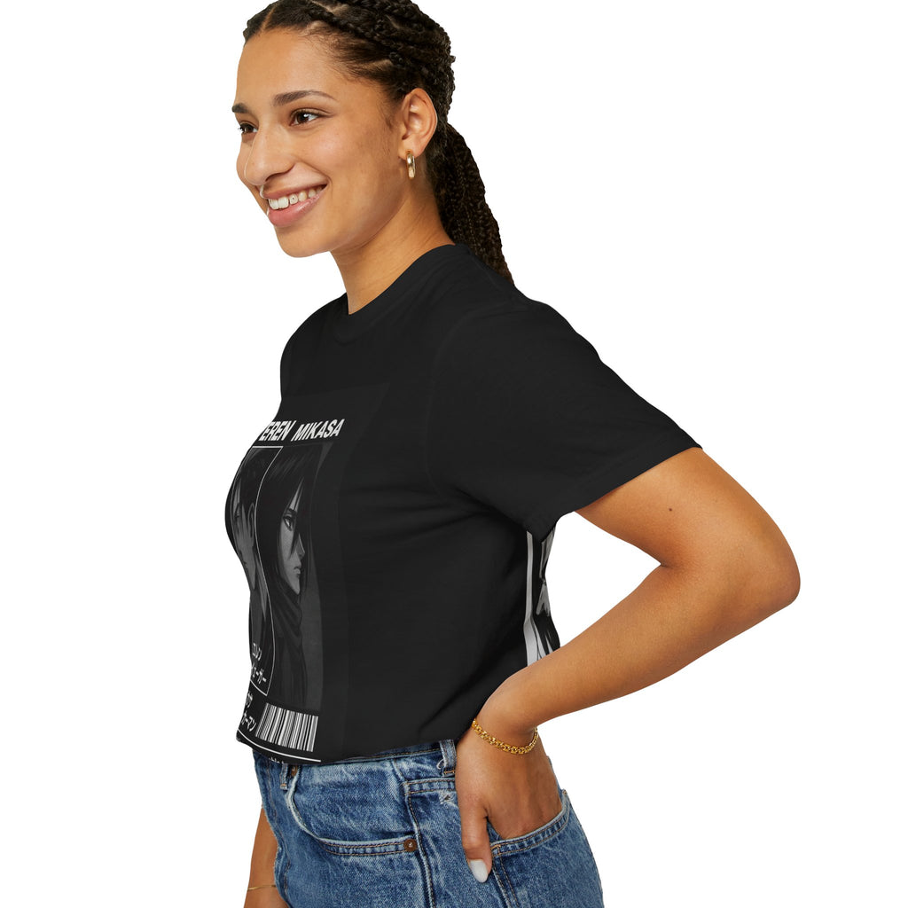 Attack on Titan Eren & Mikasa Portrait T-Shirt – Anime Manga Graphic Tee