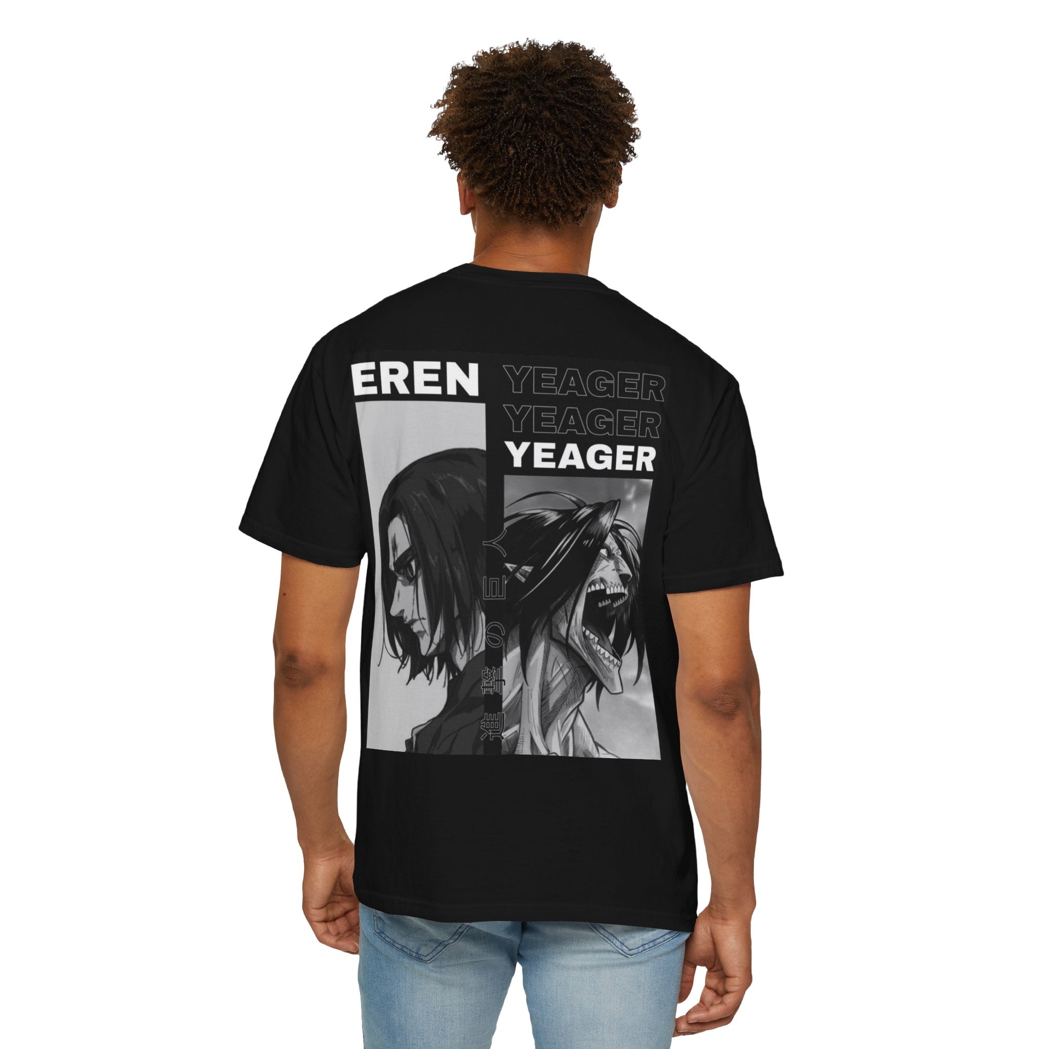 Attack on Titan Eren & Mikasa Portrait T-Shirt – Anime Manga Graphic Tee