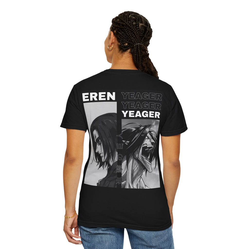 Attack on Titan Eren & Mikasa Portrait T-Shirt – Anime Manga Graphic Tee