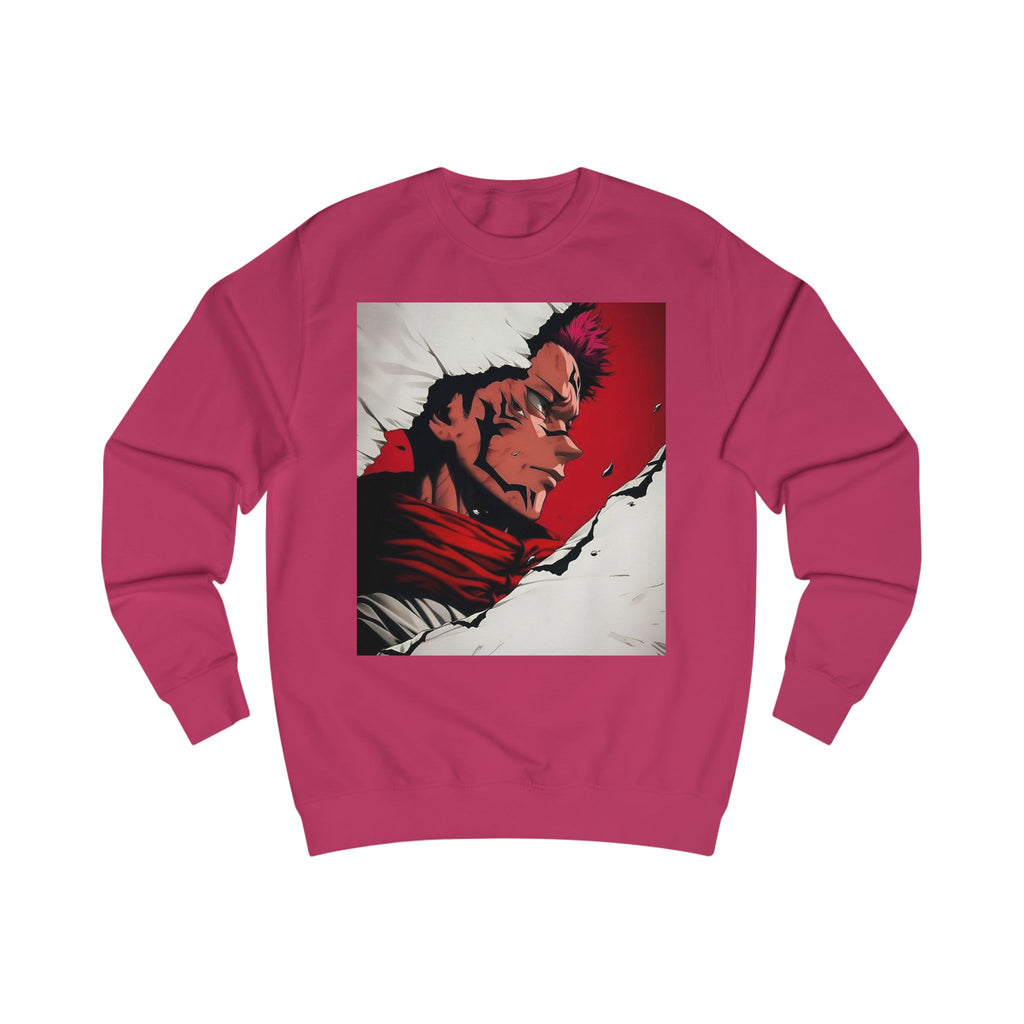 Anime Villain Sweatshirt — Dark Red Demon Art Pullover