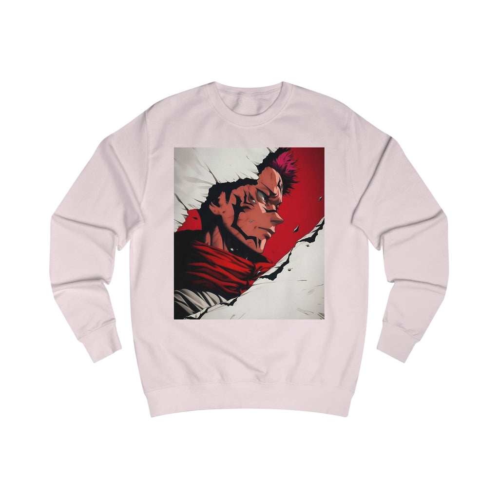 Anime Villain Sweatshirt — Dark Red Demon Art Pullover